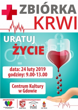 Plakat A3 - Zbiórka Krwi