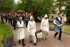 Święto Soli - przemarsz Reprezentacyjnej Orkiestry Dętej Kopalni Soli Wieliczka, fot. L. Kostuś