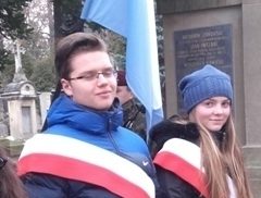Jamnik: Gimnazjaliści z Gdowa wzięli udział w obchodach rocznicy wybuchu Powstania Listopadowego