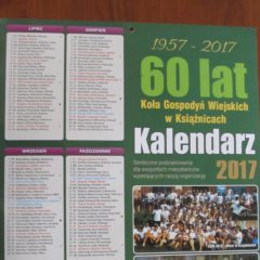 Kalendarz KGW Książnice na rok jubileuszowy