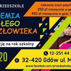 Trwa rekrutacja do przedszkola Akademia Małego Człowieka w Gdowie