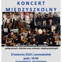 Koncert Międzyszkolny w Filharmonii Krakowskiej już 8 kwietnia