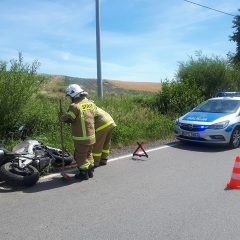 Pożar oraz dwie kolizje