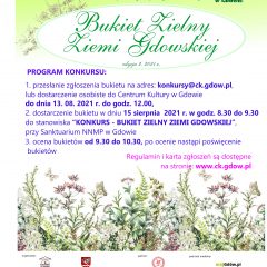Konkurs na „Bukiet Zielny Ziemi Gdowskiej” już w najbliższą niedzielę, zgłoszenia do piątku