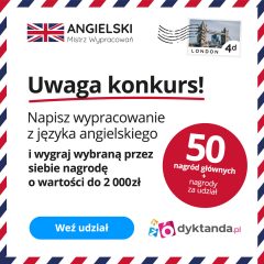Wygraj atrakcyjne nagrody w konkursie „Angielski Mistrz Wypracowań!”