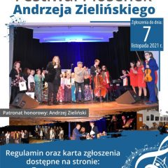 Zaproszenie do udziału w X Jubileuszowym Festiwalu Piosenek Andrzeja Zielińskiego