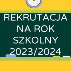 1 marca rusza rekrutacja do przedszkoli i szkół podstawowych na rok szkolny 2023/2024.