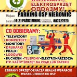 Jesienna zbiórka elektrosprzętu w OSP Niegowić