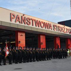 Komenda Powiatowa Państwowej Straży Pożarnej w  Wieliczce z nową siedzibą