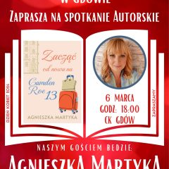 Zaproszenie na spotkanie autorskie z Agnieszką Martyką