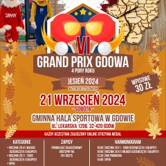 Zaproszenie na VI edycję Grand Prix Gdowa w tenisie stołowym.