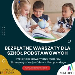 Bezpłatne warsztaty dla uczniów szkół podstawowych