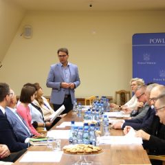 Robocze spotkanie Burmistrzów i Wójtów Powiatu Wielickiego