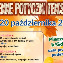 Jesienne potyczki tenisowe w ten weekend