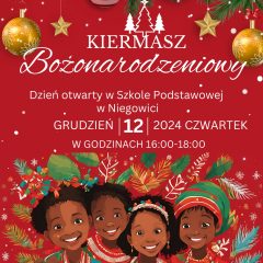 Kiermasz Bożonarodzeniowy w Szkole Podstawowej w Niegowici