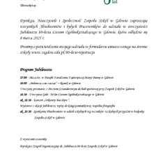 Jubileusz 80-lecia Liceum Ogólnokształcącego w Gdowie