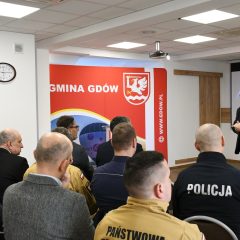 Spotkanie Powiatowej Rady Bezpieczeństwa Ruchu Drogowego w Gdowie