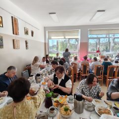 Spotkanie Wielkanocne z podopiecznymi ŚDS w Zagórzanach