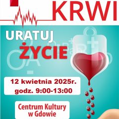 Zostań bohaterem – oddaj krew w Gdowie! 12 kwietnia w Centrum Kultury