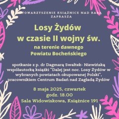 Spotkanie historyczne o losach Żydów z Bocheńszczyzny w Książnicach