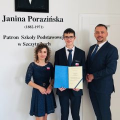 Uczeń Szkoły Podstawowej w Szczytnikach w gronie najlepszych uczniów w Małopolsce