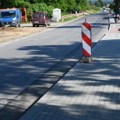 Poprawa bezpieczeństwa pieszych. Za chwilę finał budowy chodników przy dwóch ulicach w Gdowie