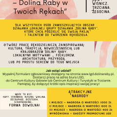 Konkurs „Rękodzieło z Sercem – Dolina Raby w Twoich Rękach”