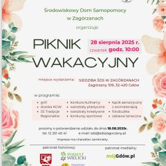 Pożegnanie wakacji ze Środowiskowym Domem Samopomocy w Zagórzanach