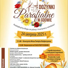 Zbliżają się Dożynki Parafialne w Gdowie