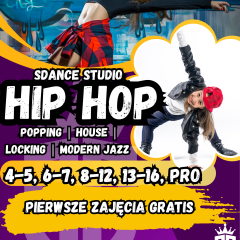 Nowy sezon w SDance Studio – HIP HOP / POPPING/ LOCKING/ HOUSE / MODERN JAZZ 
