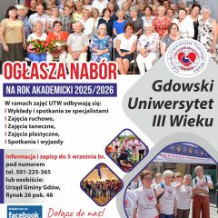 Gdowski UTW ogłasza nabór na nadchodzący rok akademicki