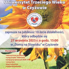 Jubileusz 10-lecia Koła Gospodyń Wiejskich i Uniwersytetu Trzeciego Wieku w Czyżowie