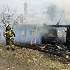 Pożar domu jednorodzinnego w Wiatowicach – jedna osoba poszkodowana