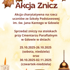„AKCJA ZNICZ” przy cmentarzu parafialnym w Gdowie