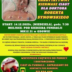 Charytatywny kiermasz ciast dla dr. Roberta Synowskiego