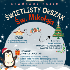 Rozświetlmy razem Gdów! Świetlisty Orszak Świętego Mikołaja już w tę niedzielę.