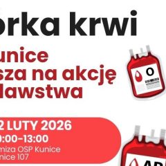 Czas na akcję honorowego krwiodawstwa w Kunicach. „To naprawdę nic trudnego, a satysfakcja ogromna!””