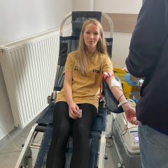 Pierwsza akcja krwiodawstwa Osp Kunice zakończona sukcesem – zebrano blisko 20 litrów krwi.