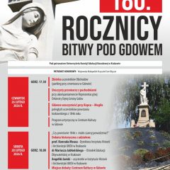 180. rocznica Bitwy pod Gdowem – zaproszenie na uroczyste obchody