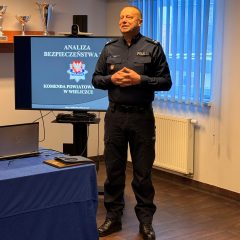 Uroczyste pożegnanie podinsp. Krzysztofa Mistarza – Komendanta Komisariatu Policji w Gdowie. 