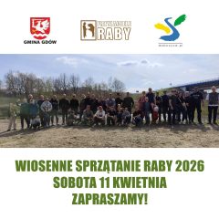 Przyjaciele Raby zapraszają do wspólnego sprzątania Raby