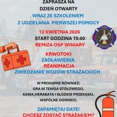 Dzień Otwarty w OSP Winiary 