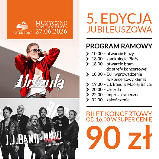 Muzyczne Powitanie Lata w Kuter Porcie