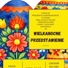 Wielkanocne przedstawienie gdowskich przedszkolaków