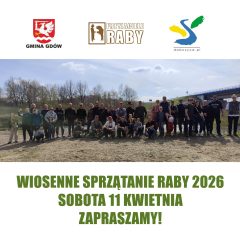 Wspólne sprzątanie w Gminie Gdów – mieszkańcy zadbają o Rabę i lokalne przestrzenie
