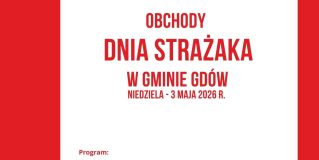 Dzień Strażaka w Gminie Gdów – uroczyste obchody 3 maja 2026 r.