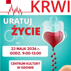 Już w sobotę akcja honorowego krwiodawstwa w Gdowie