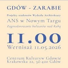Studenckie wizje dla Zarabia – wernisaż wystawy projektów architektonicznych w Gdowie