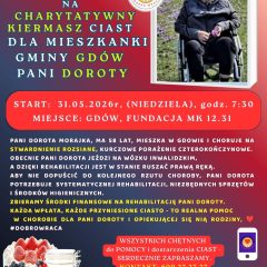 Charytatywny Kiermasz Ciast dla Pani Doroty zakończony sukcesem