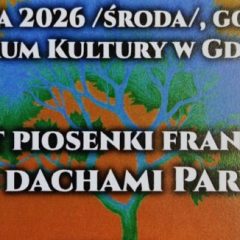 Wieczór z francuską piosenką w Centrum Kultury w Gdowie